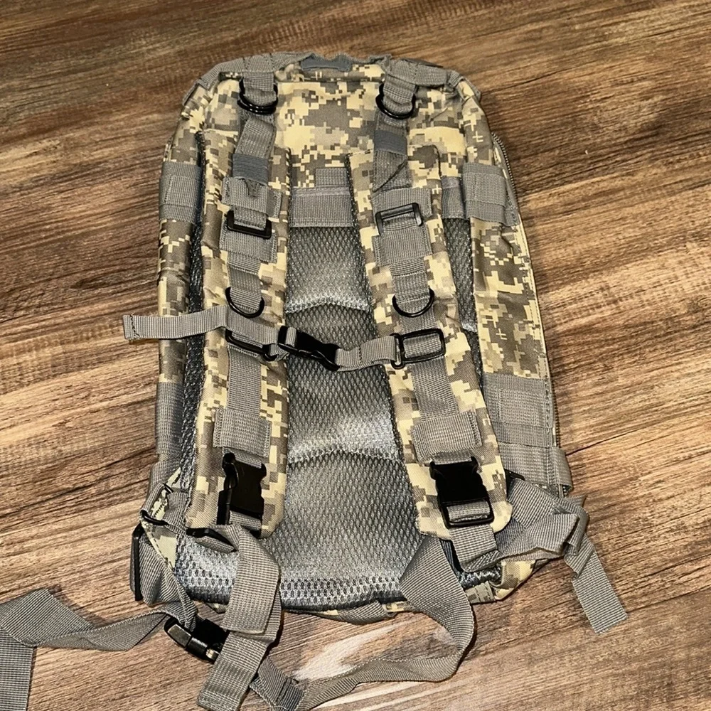 Small Tactical Military‎ Style Backpack Digital Camo Unbranded
